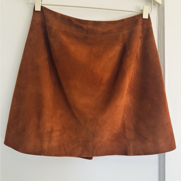 Sezane Nehir Skirt Caramel - Size 6 - Picture 4 of 5